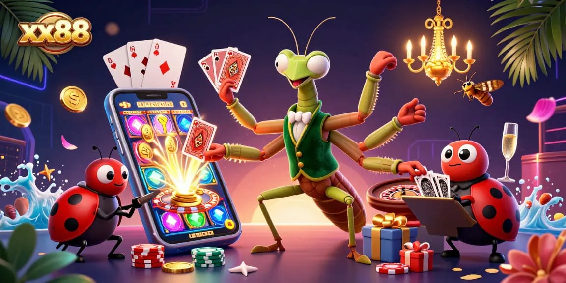 Experience the thrill of xx88 esports betting with vibrant characters and dynamic gaming elements.