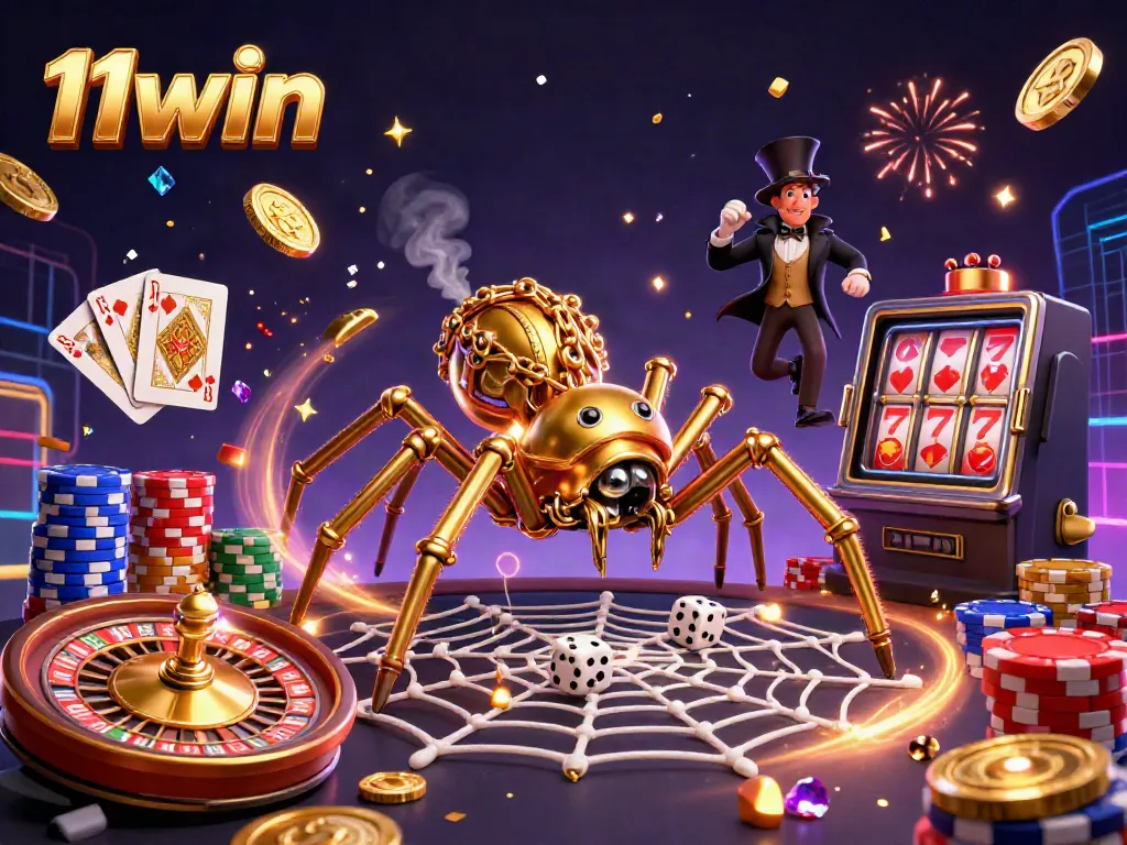 Engage in exciting gameplay at 11win with a captivating steampunk-themed illustration featuring dynamic casino elements.