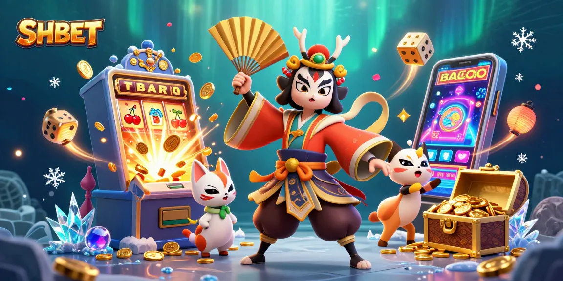 Win big at SHBET with dynamic games and immersive 3D illustrations of vibrant casino features.