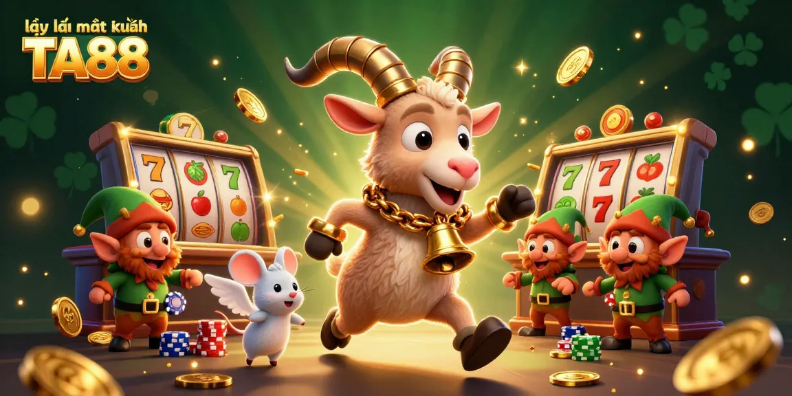 Engage in lively fun at TA88 with Krampus, angel mouse, and mischievous gremlins!