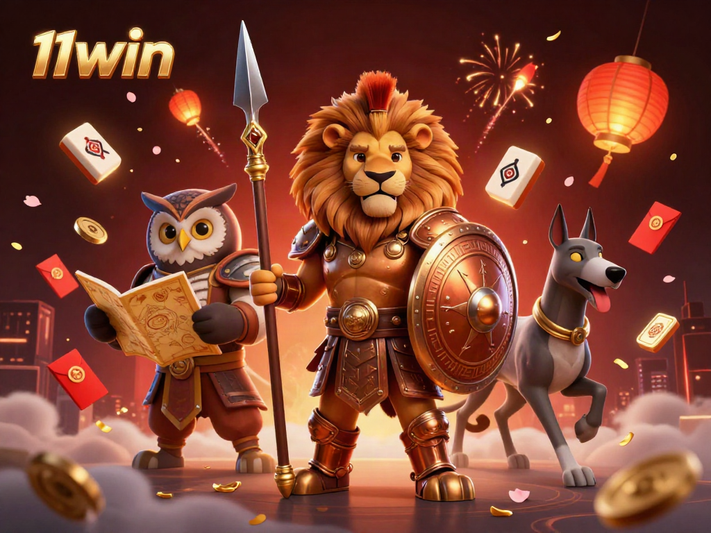 Experience the thrill of games at 11win with rich visuals of characters and lucky symbols.