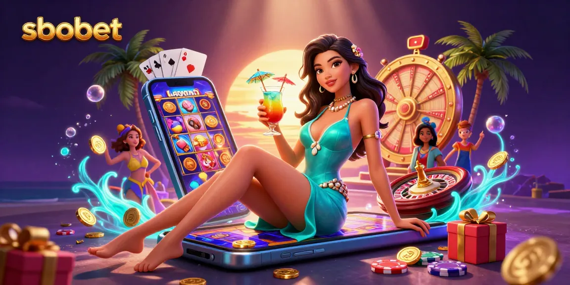 Experience sbobet's thrilling sports betting atmosphere with dynamic casino elements and a glamorous setting.