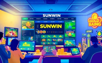 Dynamic online betting scene at SUNWIN showcasing vibrant games and user engagement.