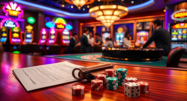 Experience the thrill of GG88 at a luxurious casino table with poker chips and cards.